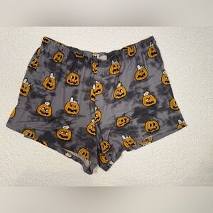 Munki Munki snoopy grey soft womens pajama shorts size xl